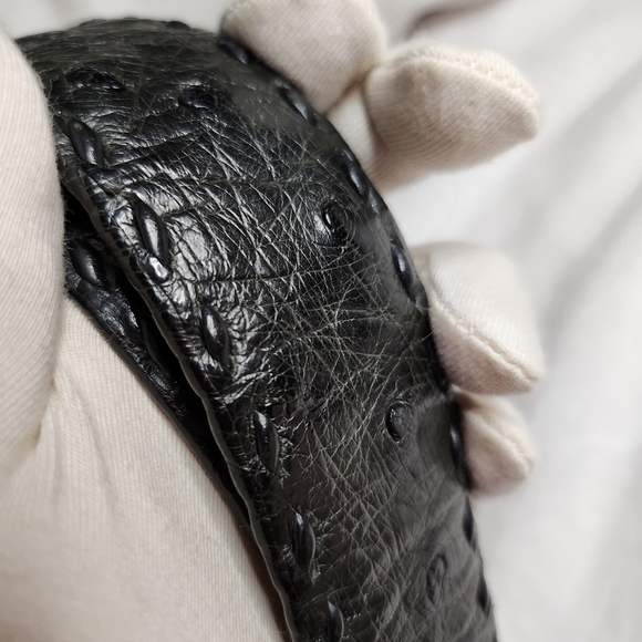 Host Pick Ostrich belt 🇮🇹 Italy size 30-33 - Picture 9 of 16